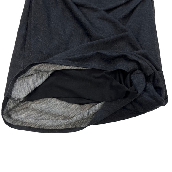 Helmut Lang Wool Rutched Bodycon Asymmetrical Dress - Picture 6 of 12